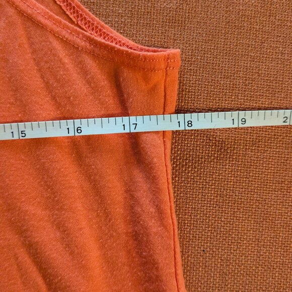 Salmon Orange Phoenix Zoo Tank Top Size Small Lion Detail - Picture 6 of 7